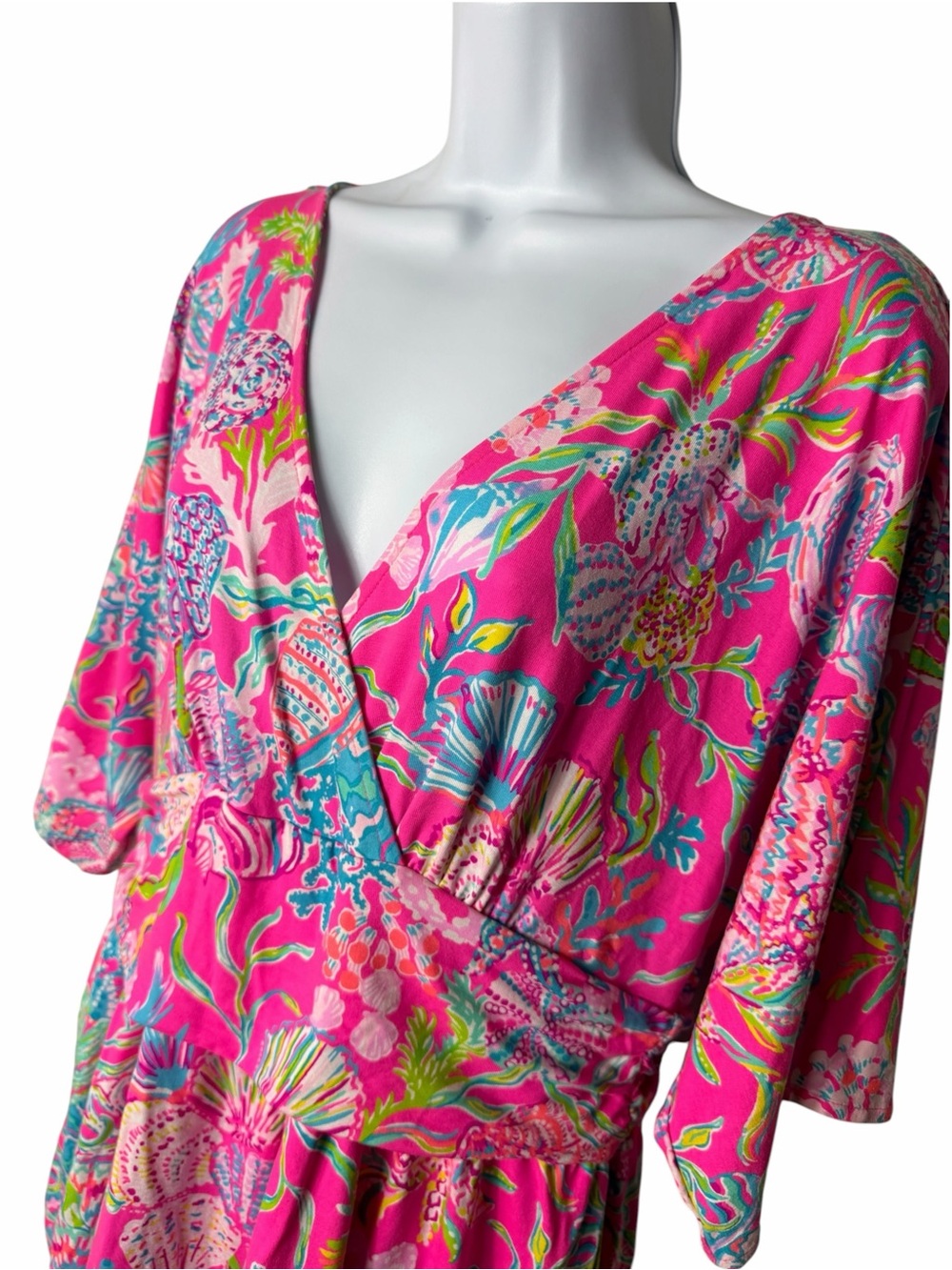 Lilly Pulitzer Parigi Floral Skort Romper Size Large Multicolor Pink - Picture 5 of 9